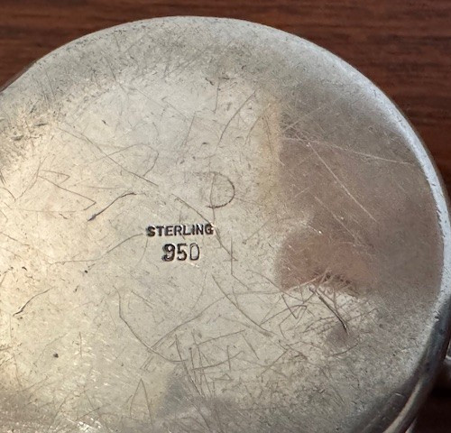 Vintage 950 Sterling Silver Baby Cup (46 grams)