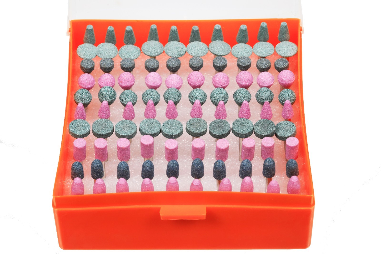 100pc Abrasive Stone Rotary Tool Grinding Wheel Set 1/8 Shank Universal 4 Dremel