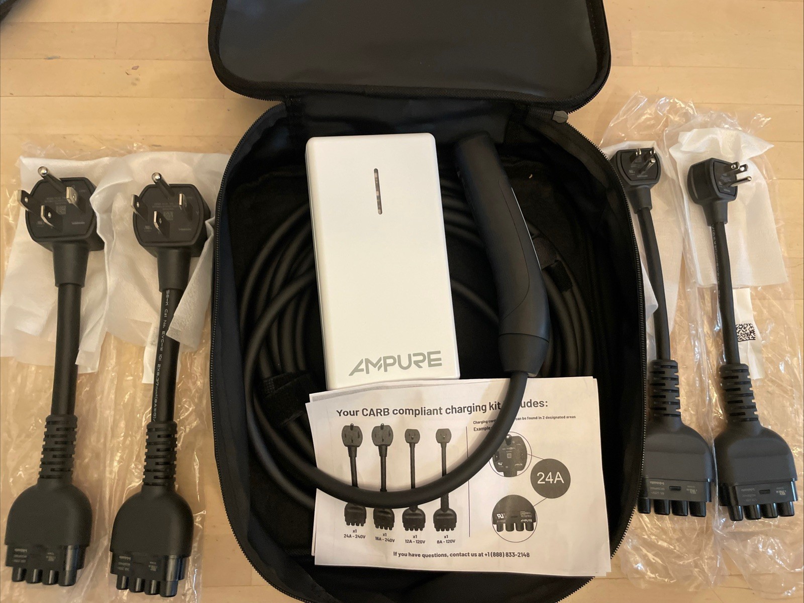 NACS EV Charger for 2025 Hyundai Ioniq 5 Kia EV6 dual level charging 120v 240v