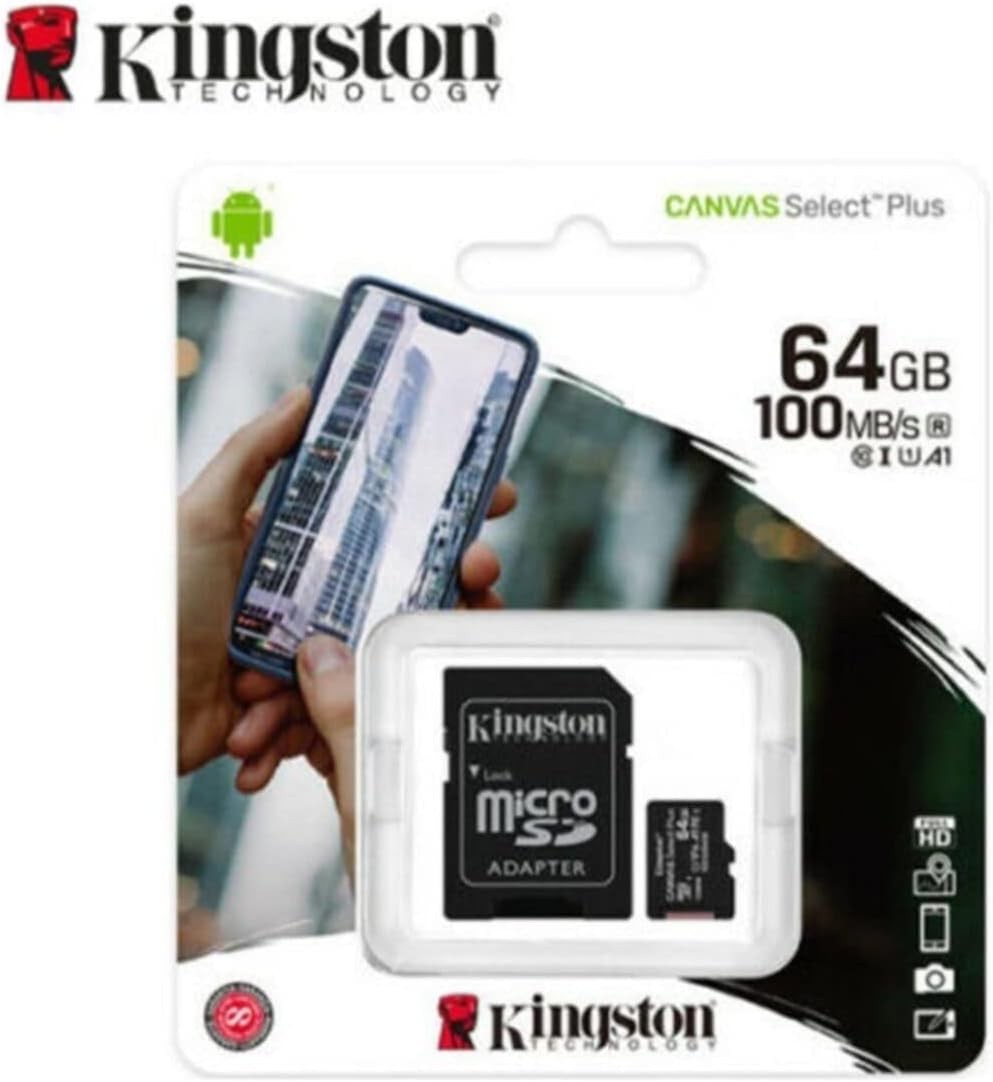 Kingston 64GB Canvas Select Plus microSDXC Card