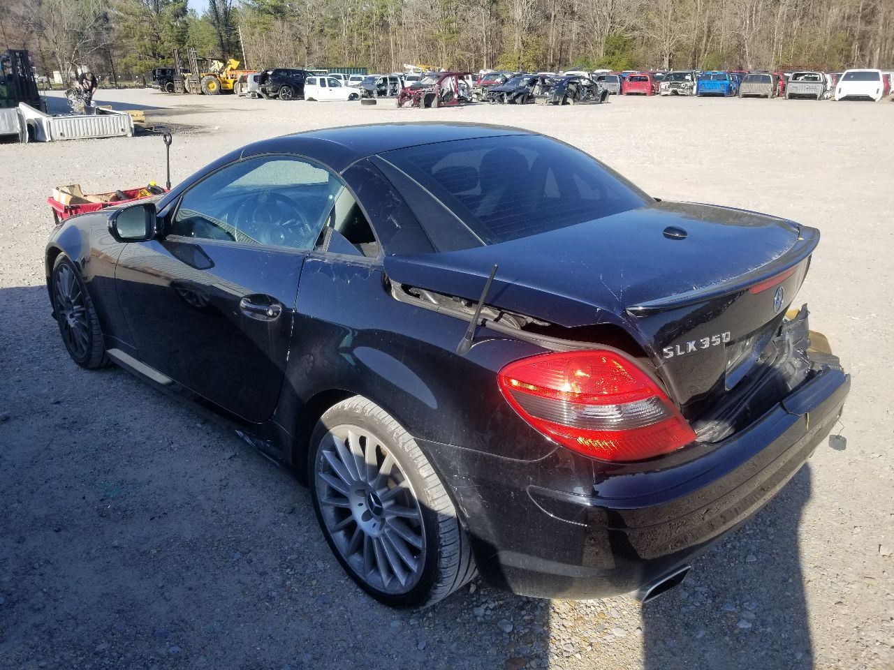 10 2010 MERCEDES SLK350 AMG SEAT BELT RETRACTOR FRONT LEFT DRIVER BLACK