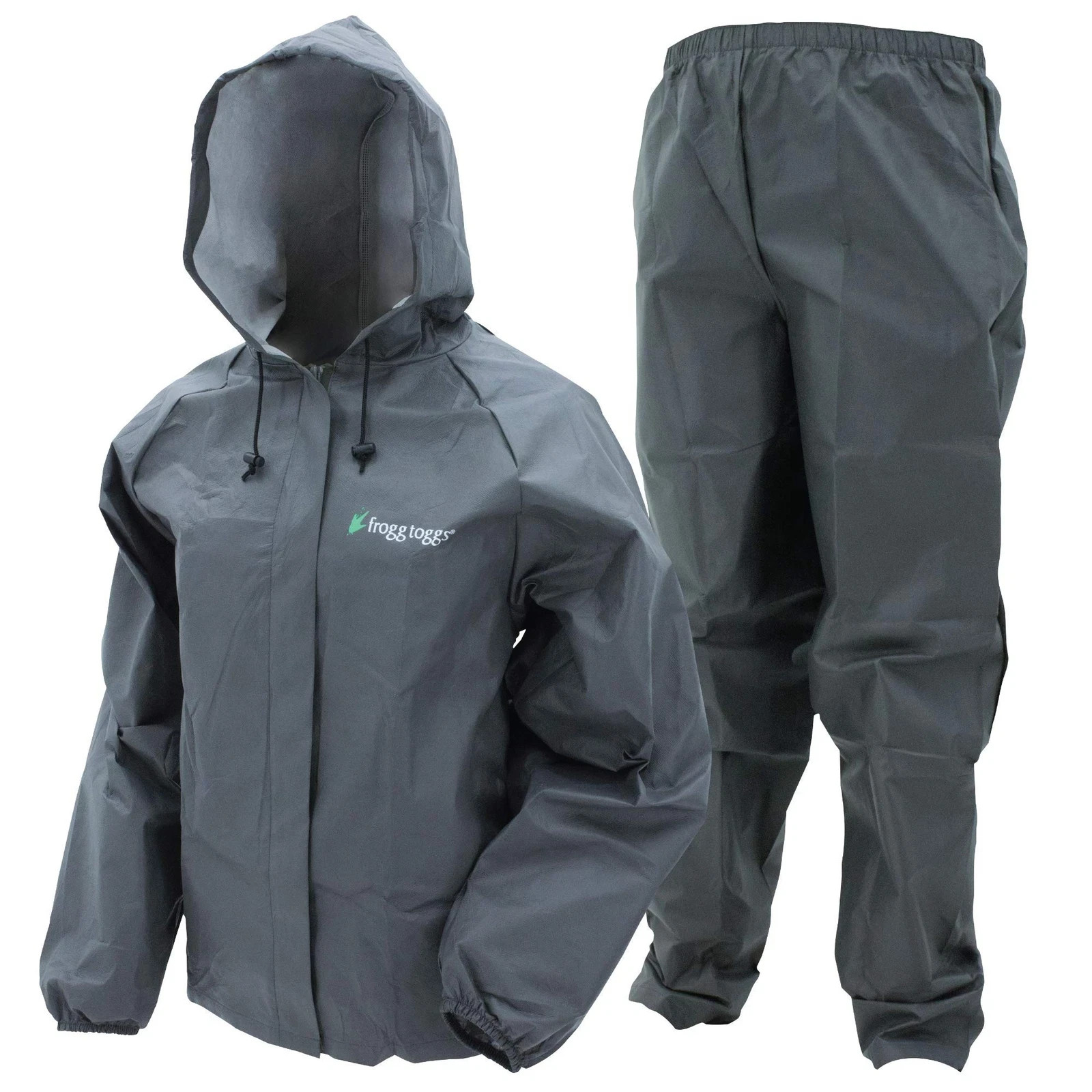 Mens Ultra-Lite2 Carbon Waterproof Breathable Protective Rain Suit w/ Hood - 2XL