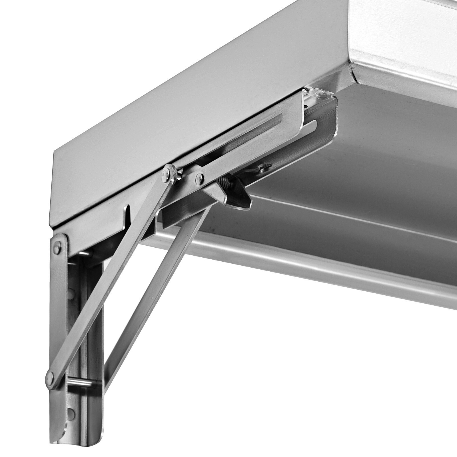 4, 6, 8FT Shelf for Concession Window Food Truck Accessories Business Stainless