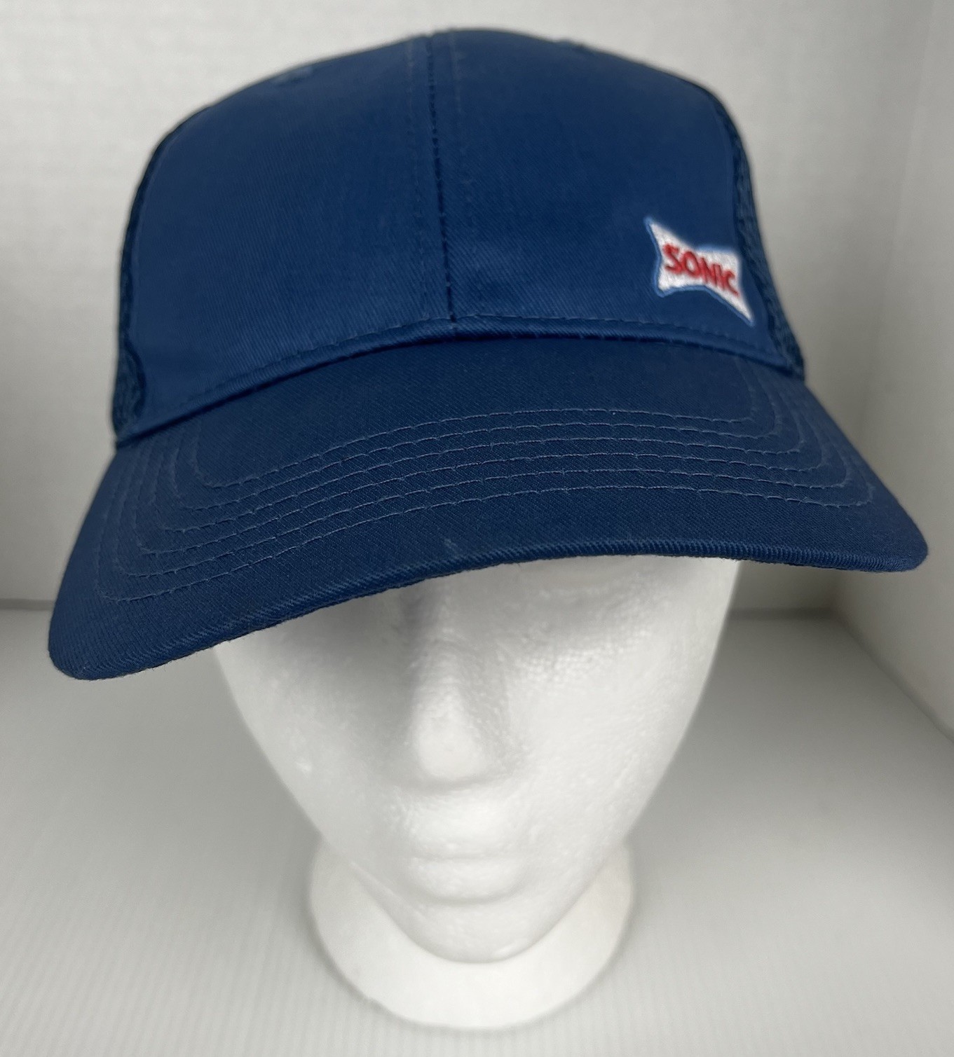 SONIC Drive-In Restaurant Employee Uniform Snapback Cap OSFM Adjustable NWOT