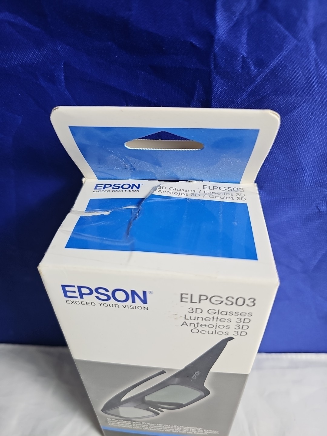 Epson ELPGS03 Active 3D Glasses In Box