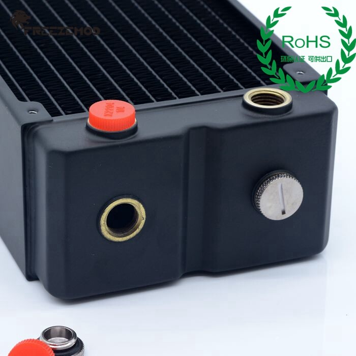 FreezeMod 120mm 240mm 360mm 480mm Copper Radiator 65mm Thick G1/4 Water Cooling