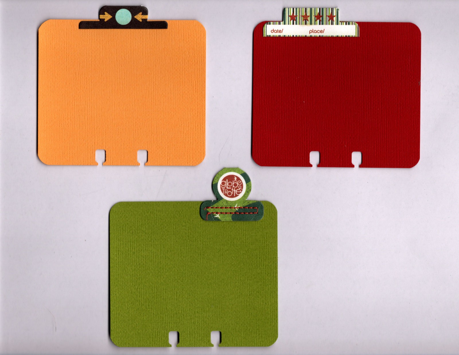 BasicGrey WANDER (9) MEMORYDEX/ROLODEX TABBED CARDS HANDMADE