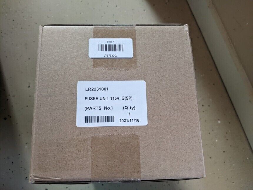 Genuine Brother LR2231001 LY6753001 Fuser Unit - 110 / 120 Volt - 50K