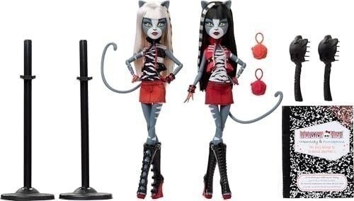 Mattel Monster High Boo-riginal Creeproduction 2-Pack Meowlody and Purrsephone