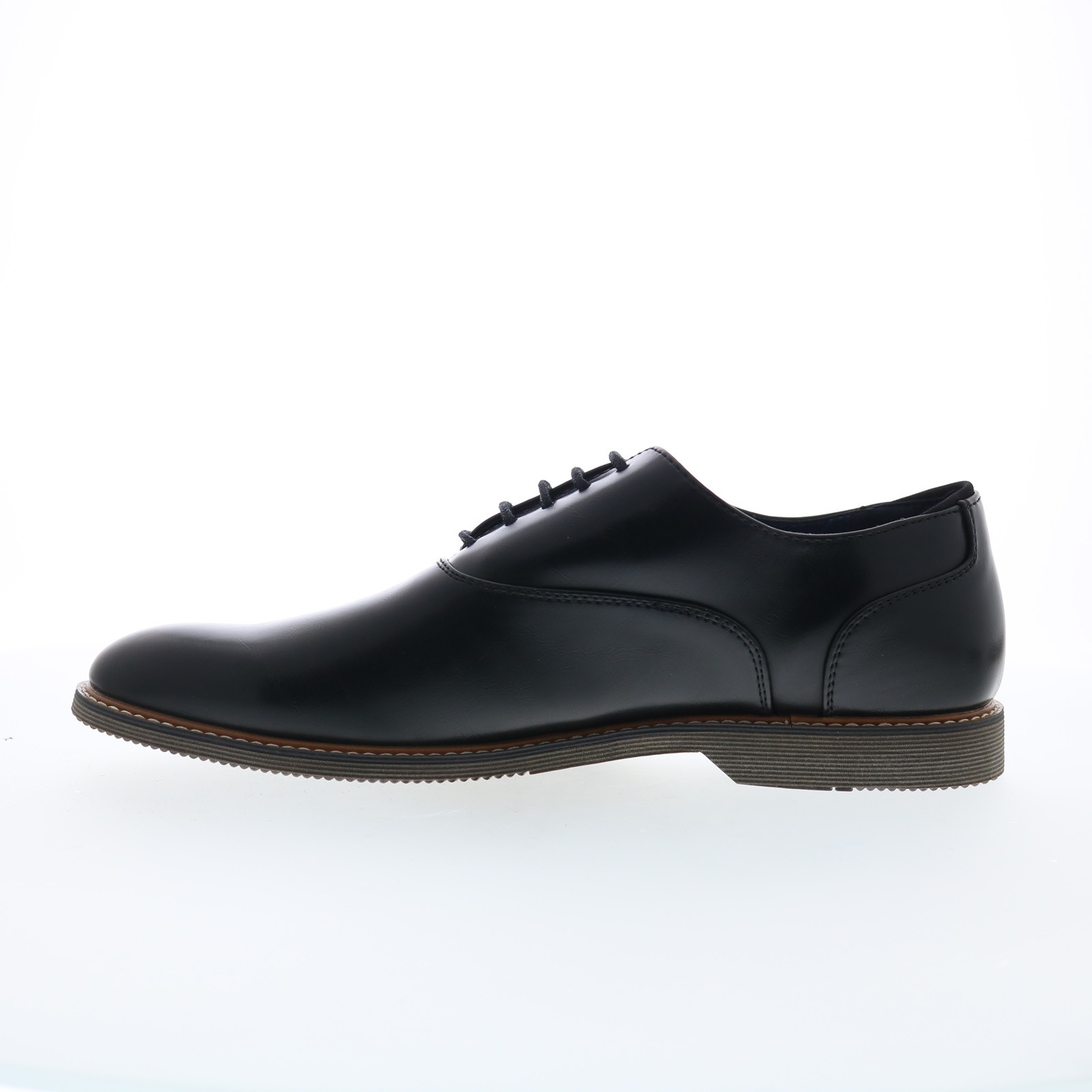 Steve Madden P-Nemis Mens Black Oxfords & Lace Ups Plain Toe Shoes