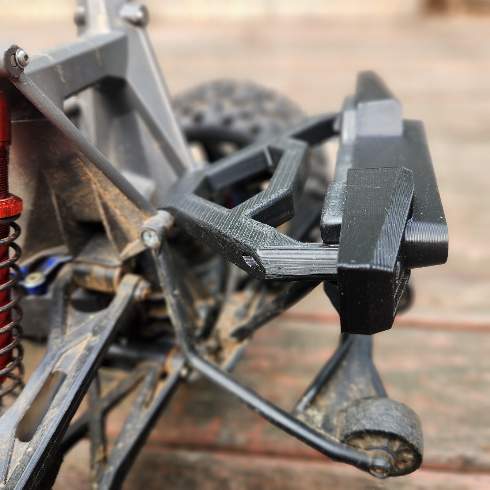 Traxxas TOUGH X-Maxx Rear Bumper Upgrade With Light Bar Mount