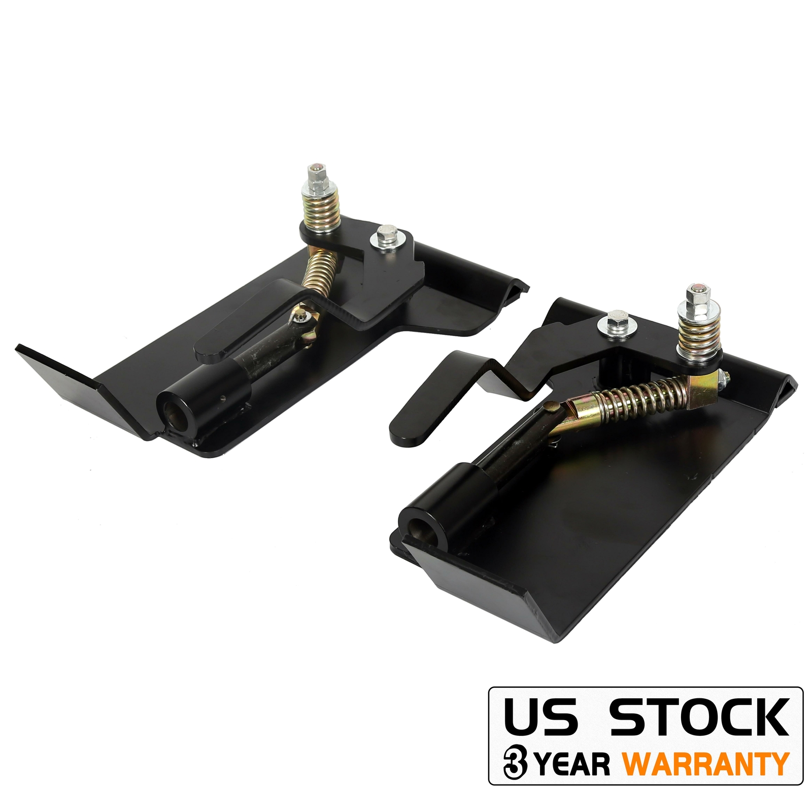 1/2" HD Skid Steer Quick Tach Attachment Mount Plate & Conversion Adapter Latch