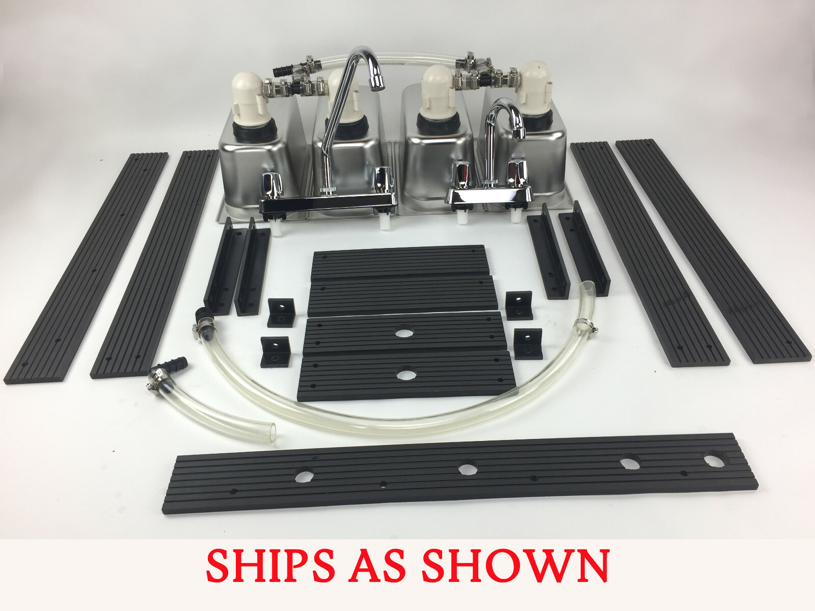 Portable Sink Mobile Concession, 4 Compartment sink, Table Top Sink