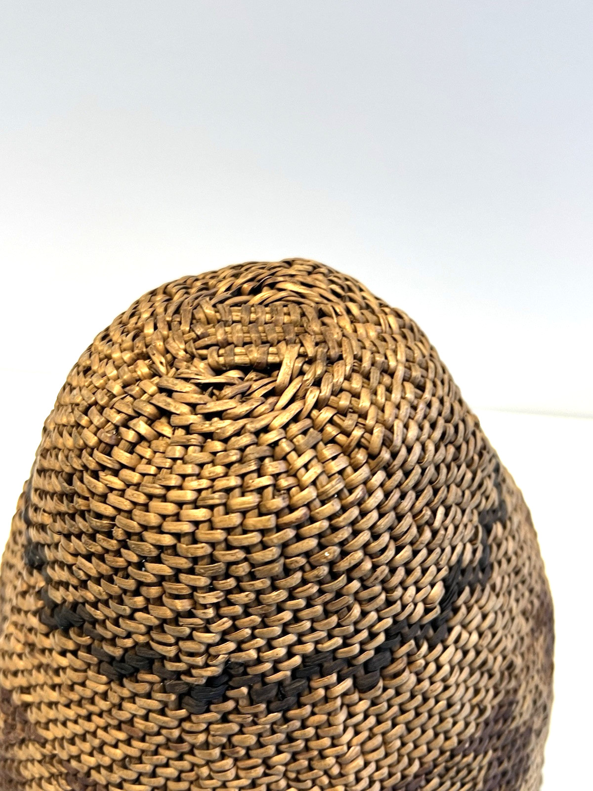 Antique Native American Indian Burden Basket; Late 1890's- 1900s; Lot # F10