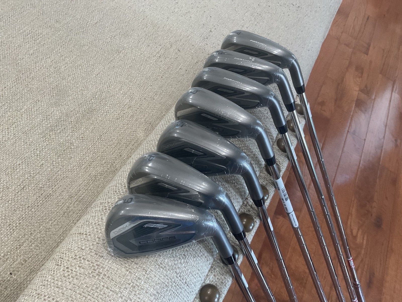 NEW 2024 Cobra Dark Speed 5-PW,AW Iron Steel Stiff KBS Tour Lite RH Free Ship