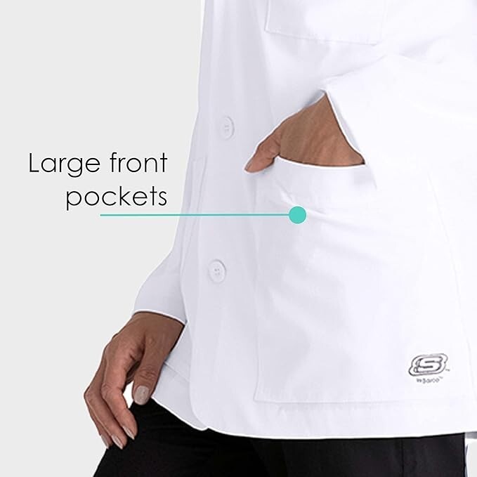 BARCO Skechers Unisex Synergy Scrub Lab Coat