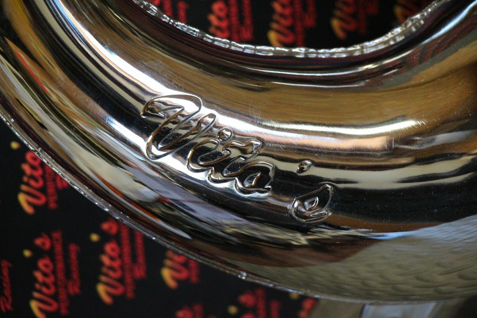 Vito's Performance FAT BASTARD pipes in frame 1987-2006 Yamaha Banshee CHROME