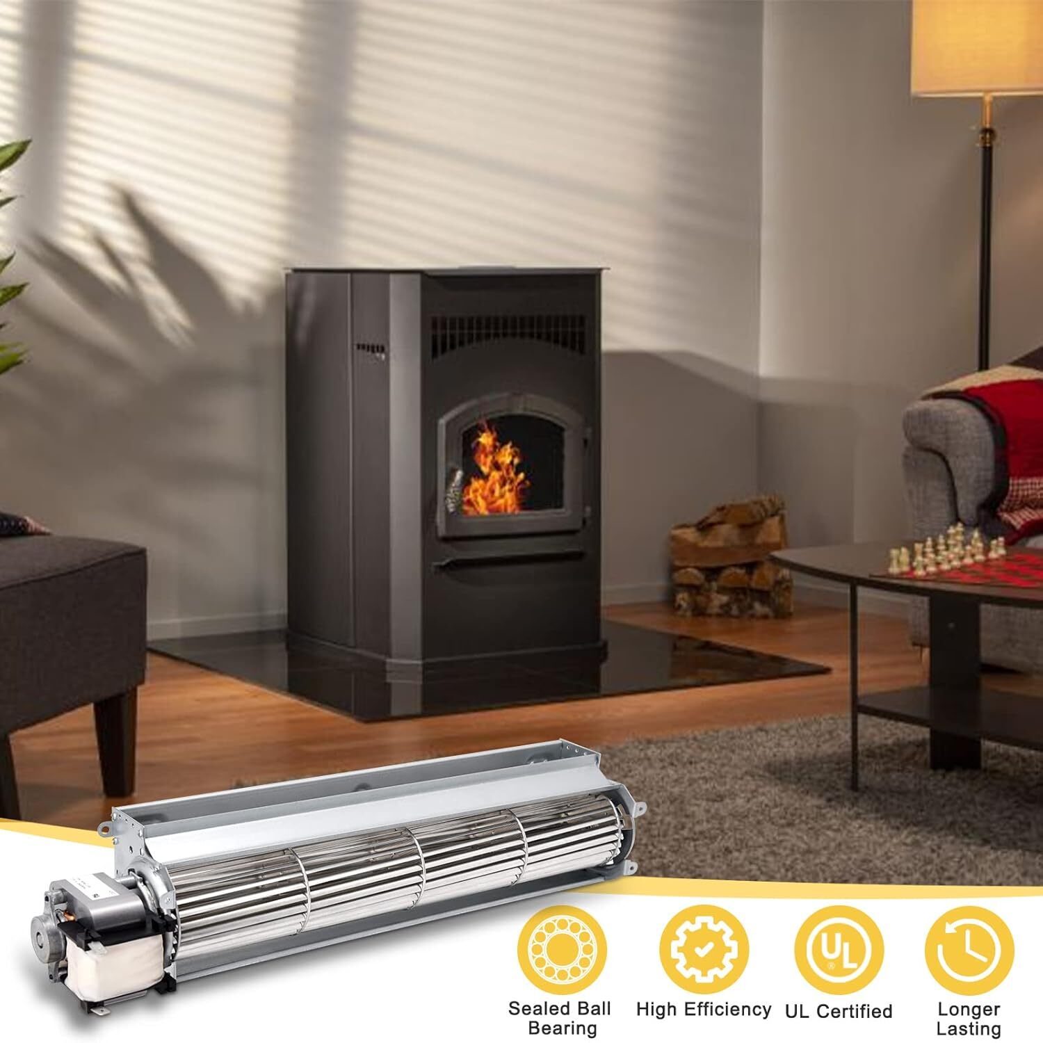 Distribution Blower Convection Fan SRV7000-659 For PelPro PP60 & Pleasant Hearth