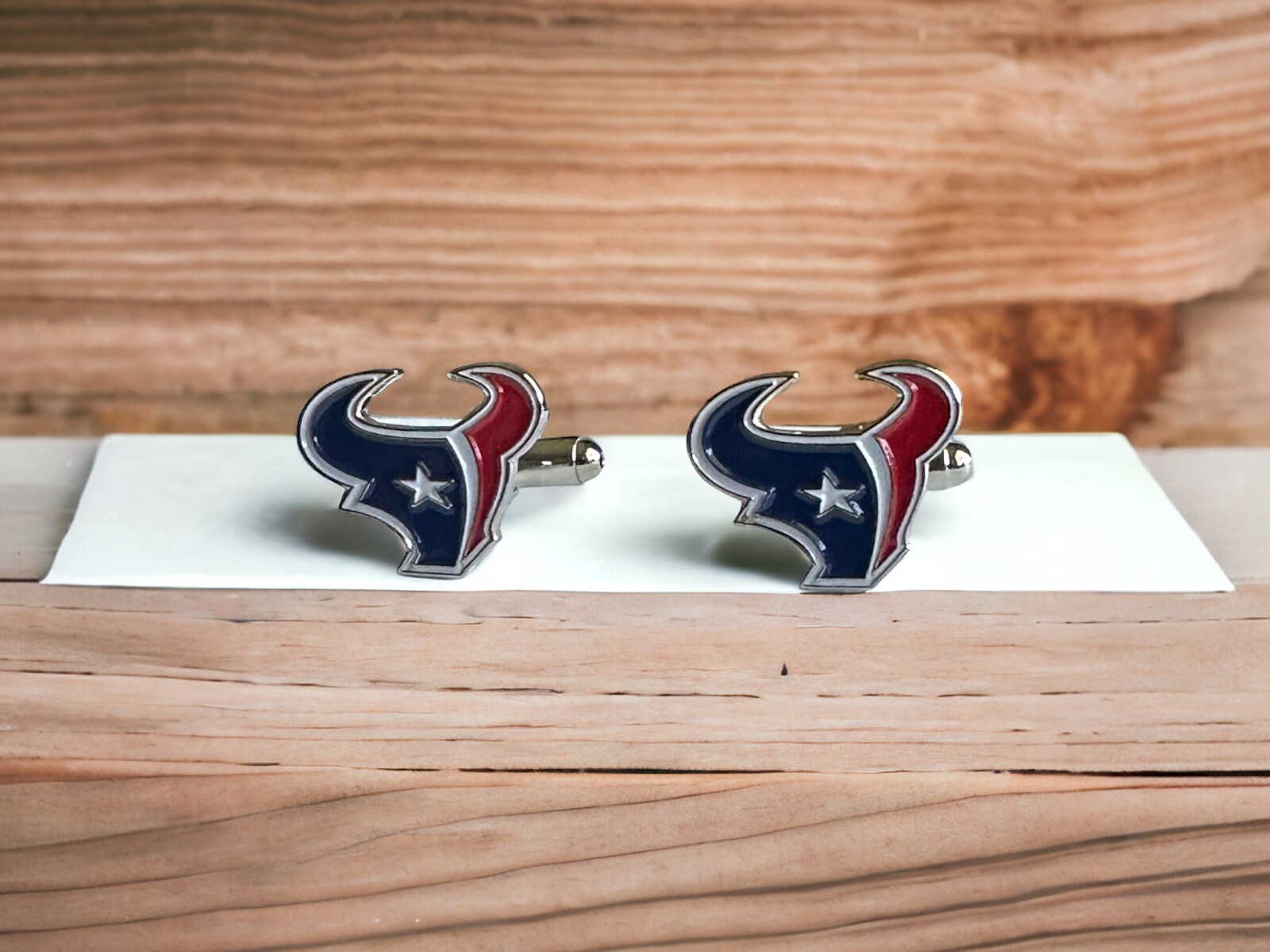 Houston Texans Cufflinks, Tie Clip, Or Complete Set