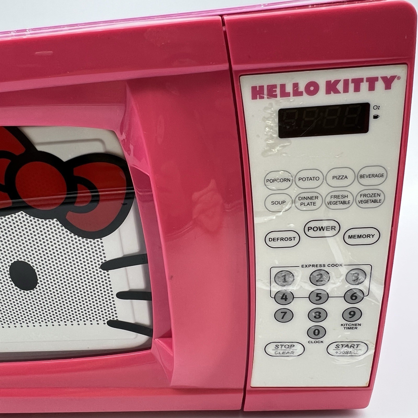 RARE Hello Kitty Hot Pink Microwave Collectable 2011 - Good Working Condition