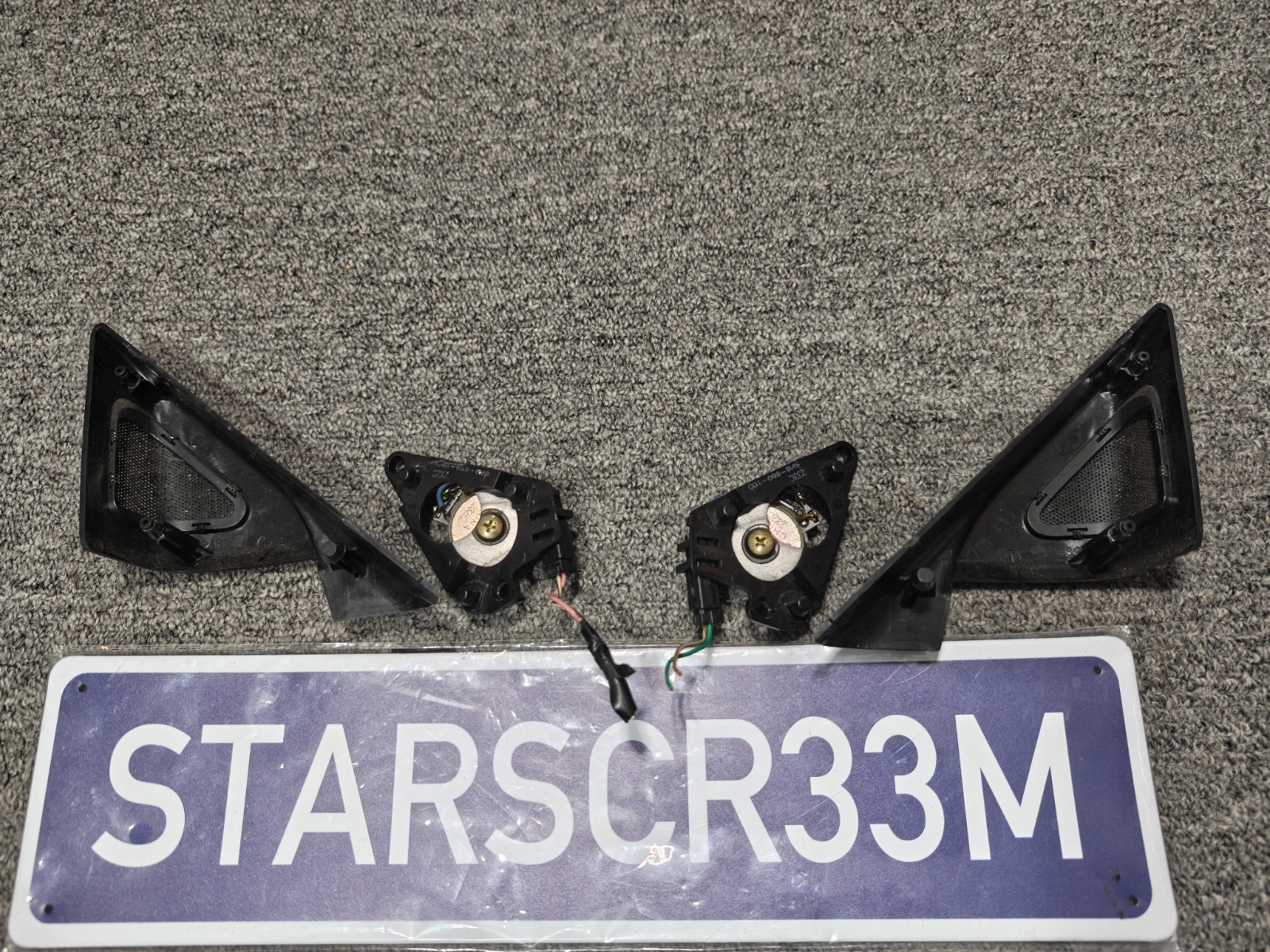 2003-2008 Subaru Forester Mirror Tweeters Speakers Audio Set Pair OEM XT