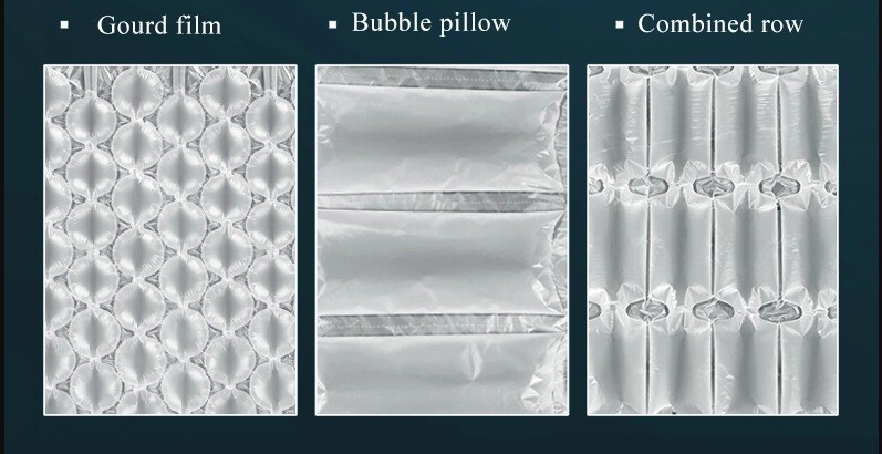 Air Cell, HY-02 Air Cushion Bubble Maker Machine, Air Pillow inflator + 2 Rolls