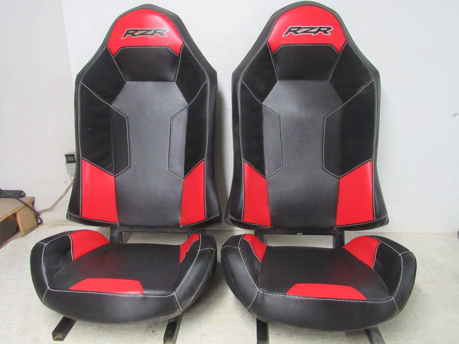 18 POLARIS RZR XP 4 TURBO 1000 SEATS SADDLE PAIR BOTTOM BACK  STOCK OEM 2#6491