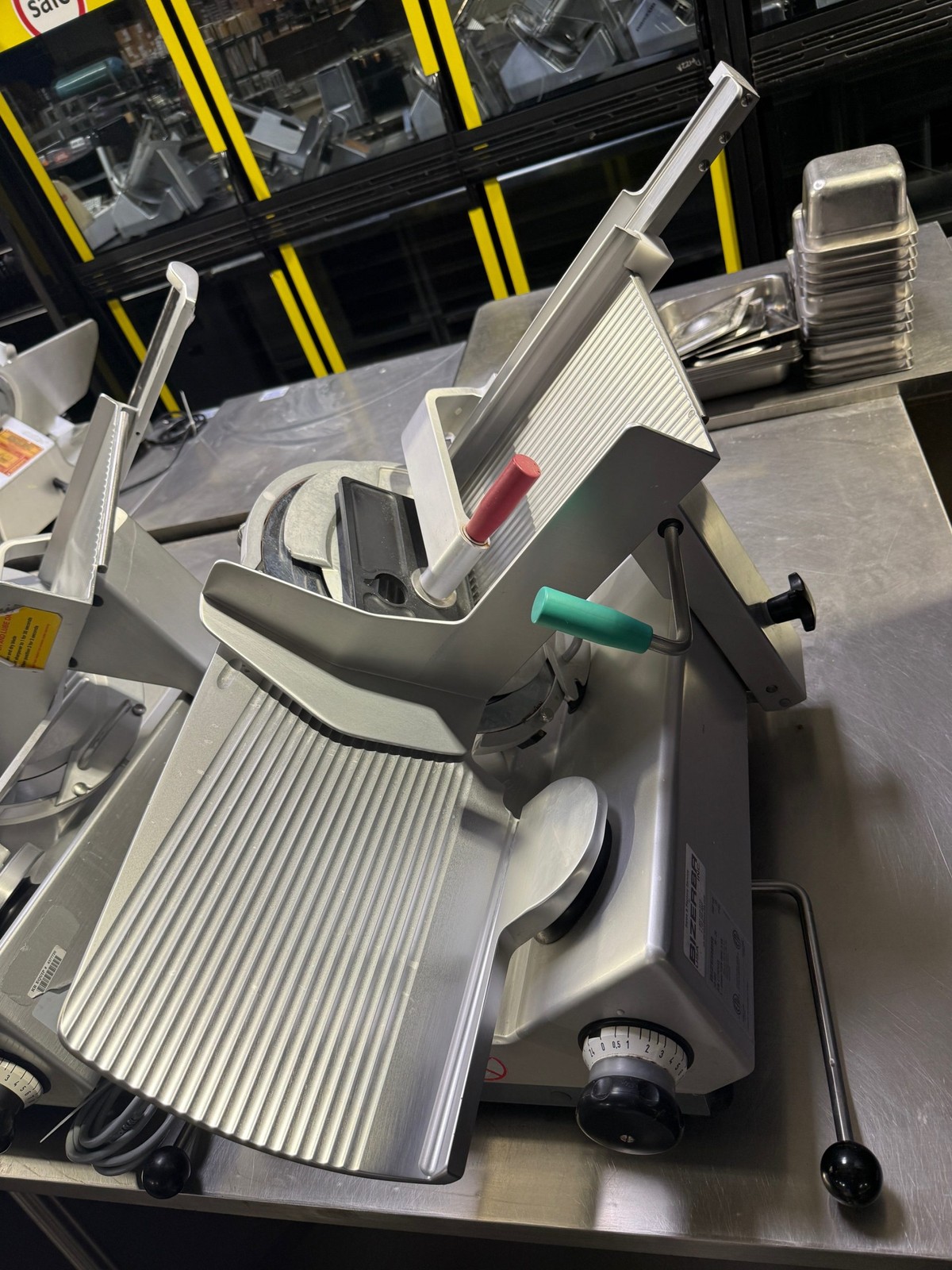 BIZERBA GSP HD AUTOMATIC GRAVITY COMMERCIAL DELI MEAT CHEESE SLICER