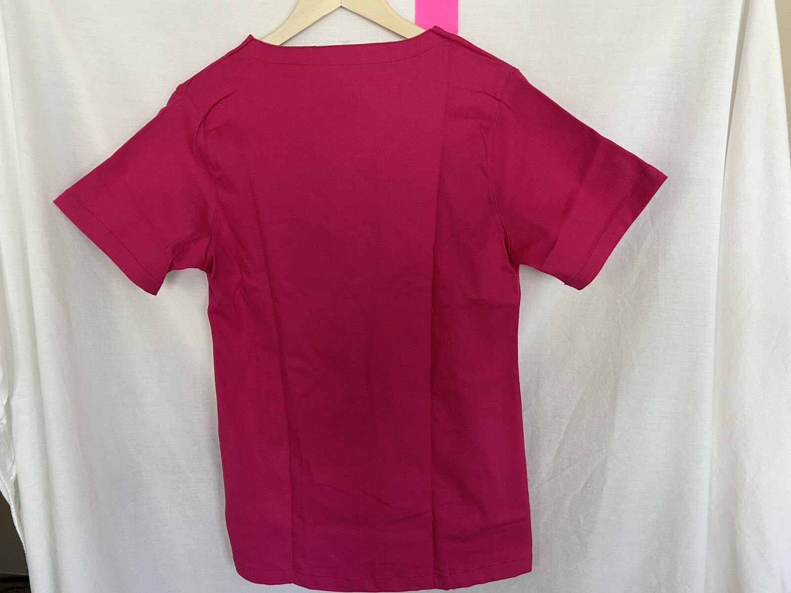 NWOT Audacity By Nurset Dark Pink Women’s 2pc Medical Surgical Scrub Set Sz XL