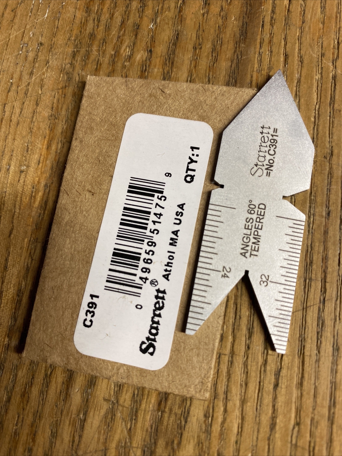 Starrett C391 Center Gage