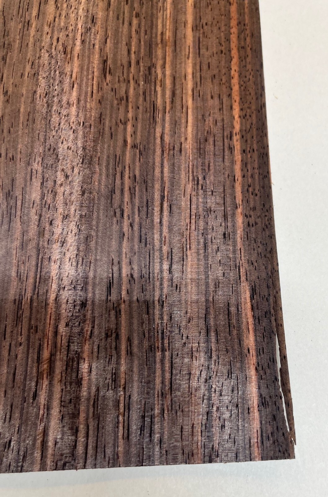 Macassar Ebony Wood Veneer 5.5" x 36" Raw No Backing