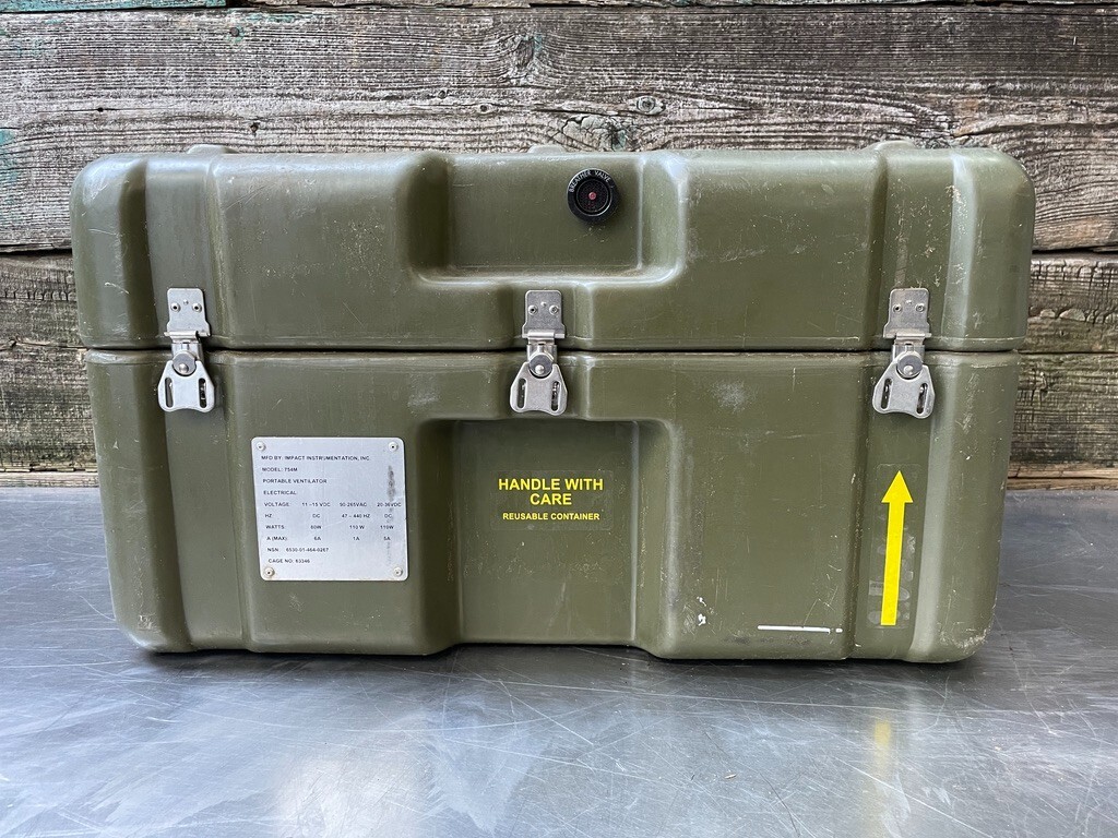 25x19x15 Exterior, Pelican Hardigg Weather Tight Transport Case Military Medical