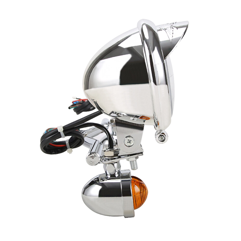 Passing Turn Signals Fog Spot Lights Bar Bracket For Harley Softail FatBoy FLSTF