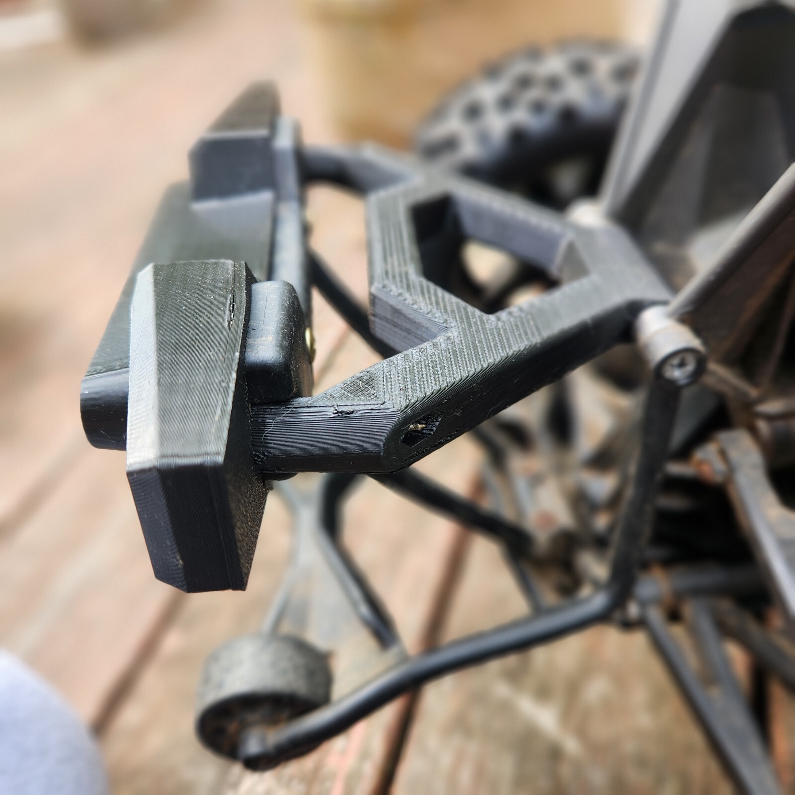 Traxxas TOUGH X-Maxx Rear Bumper Upgrade With Light Bar Mount