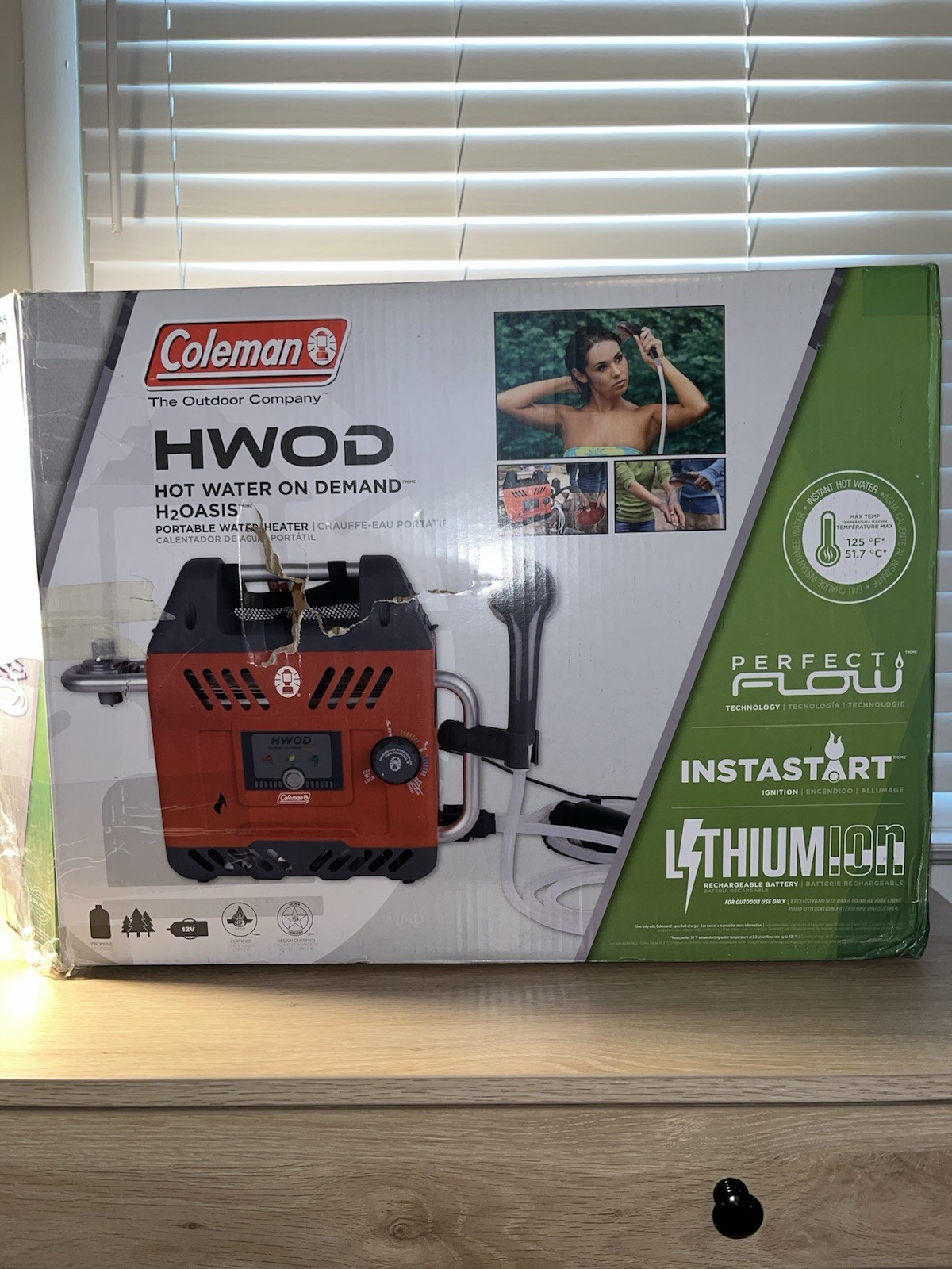 Coleman 2000026562 H2Oasis Portable Water Heater