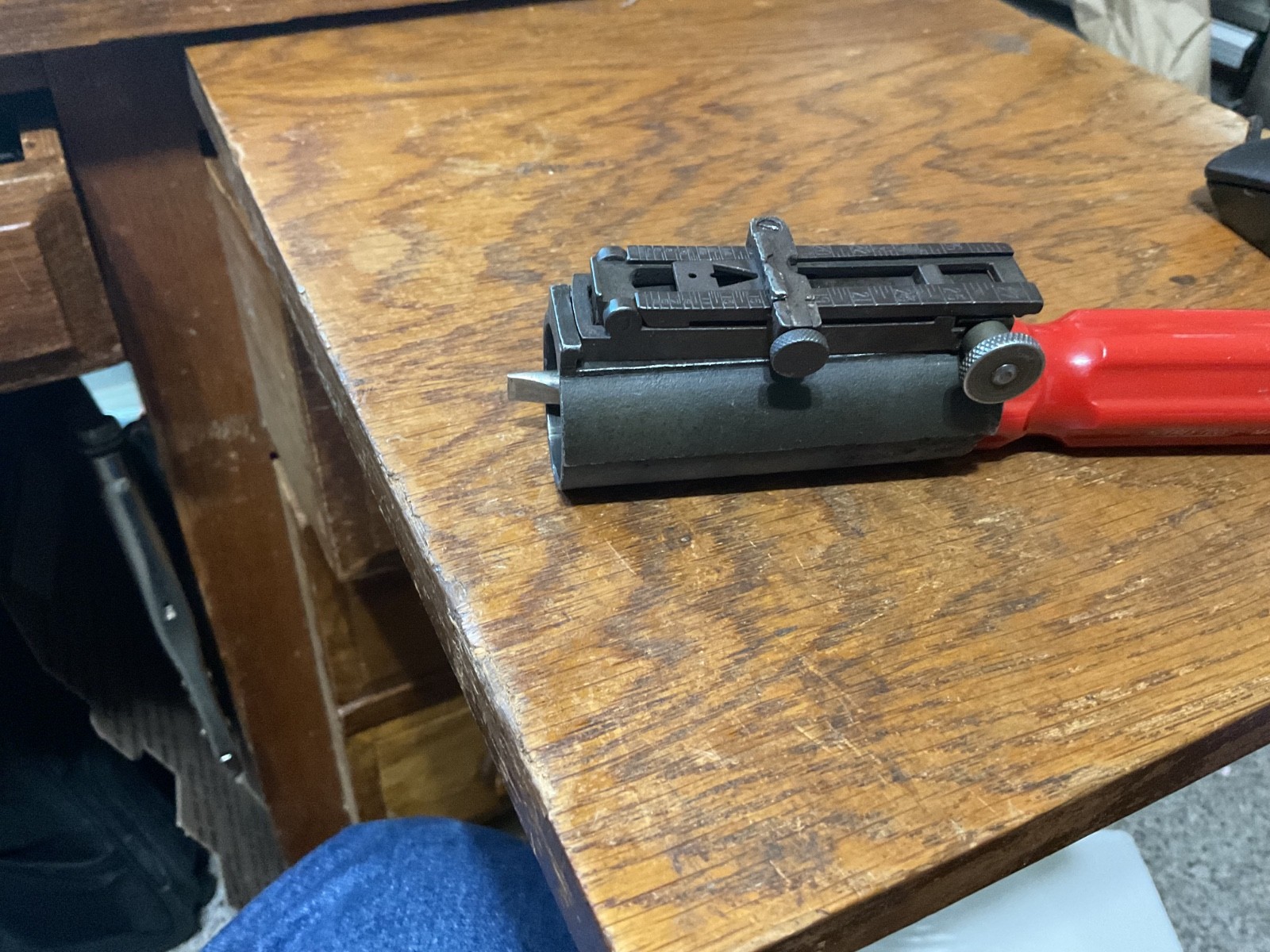 Springfield 1903 rear sight sleeve with functional sight