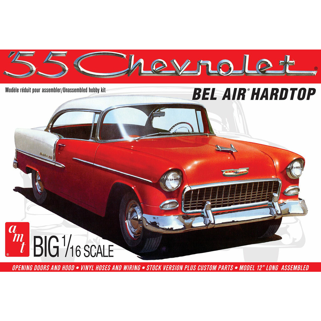 AMT 1452 1955 Chevy Bel Air Hardtop