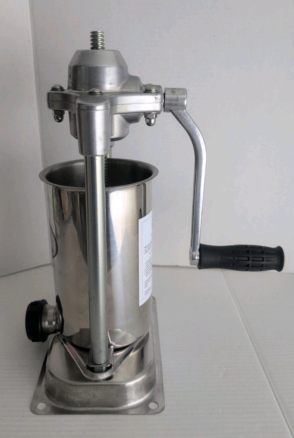 LEM 1606 5 LB Stainless Steel Sausage Stuffer Used With Box