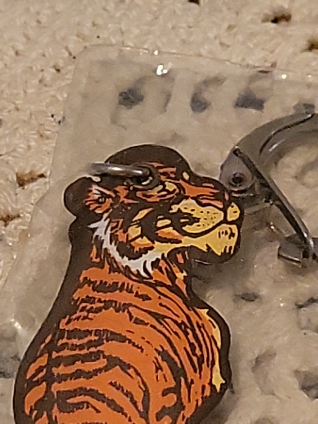 Vtg Esso Exxon Tiger in your Tank Keychains Advertising Sealed New Old Stock