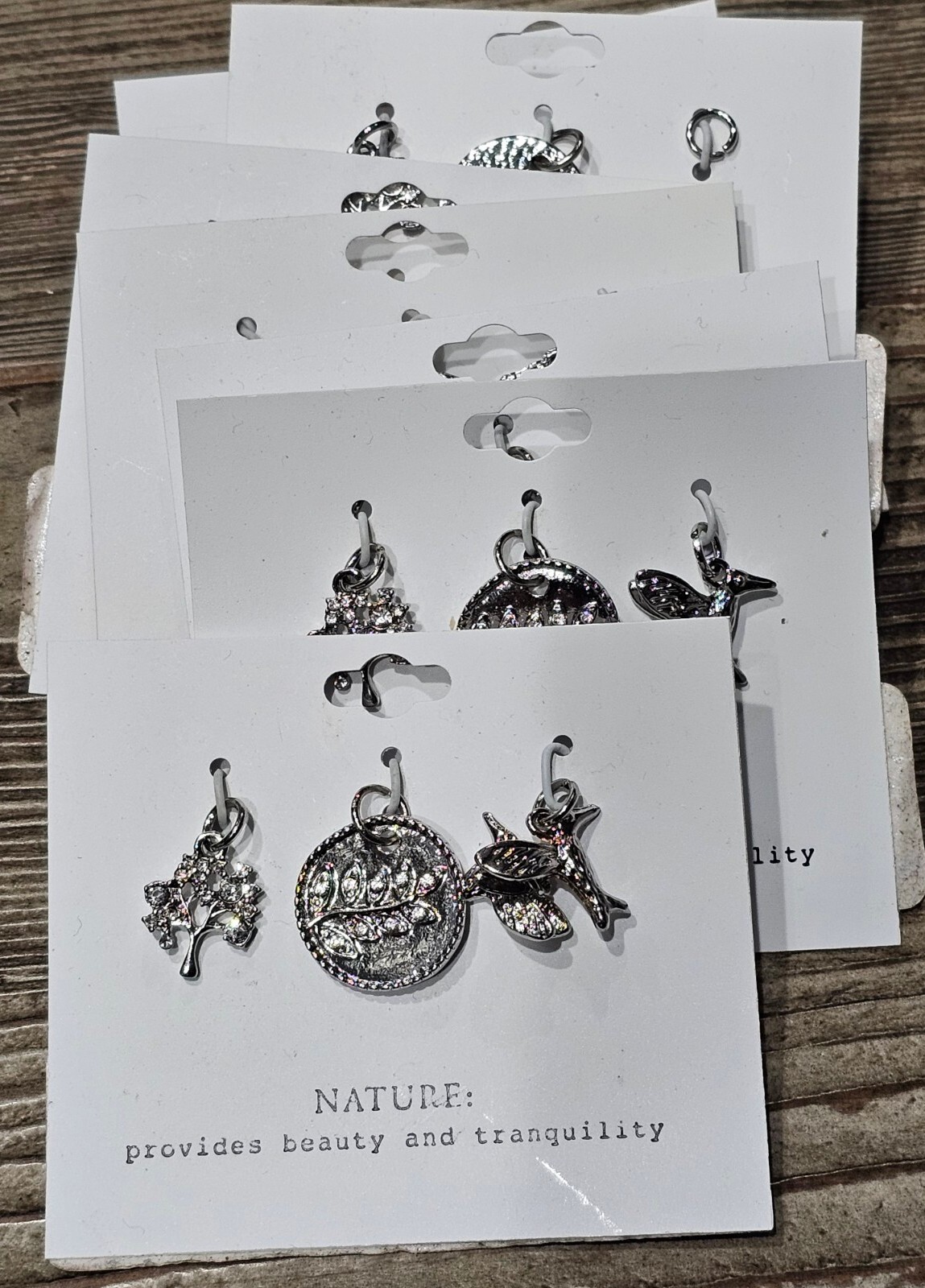 NEW 85 Pcs Necklace Charms Jewelry Nautical Faith Sea Apt.9 Mother Nature