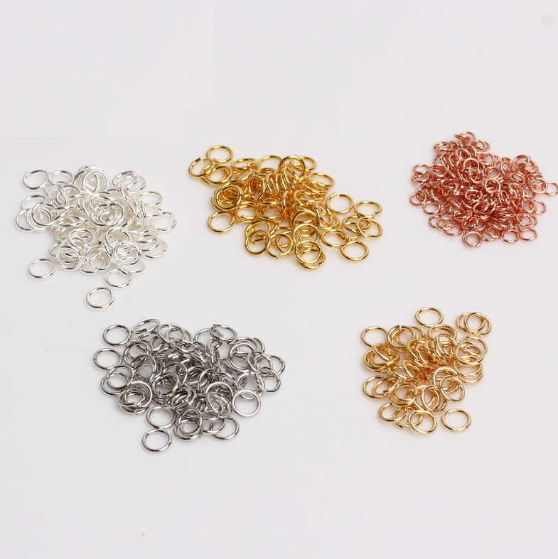 20Pcs DIY 18K Gold Filled Brass Open Jump Rings Jewelry Making Findings PE30
