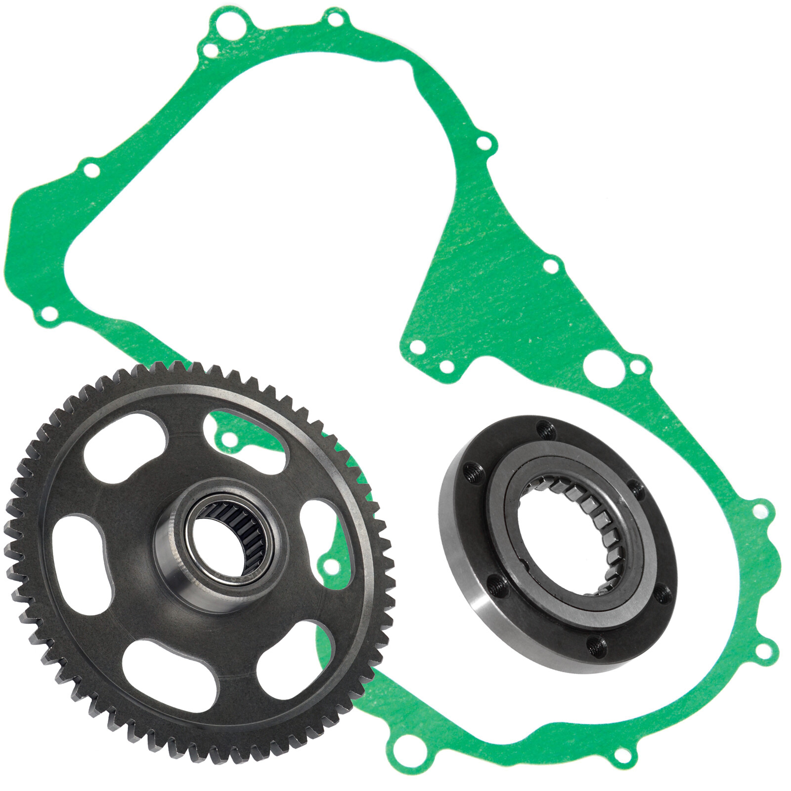 Starter Clutch Sprag Idler Gear W/Gasket For Suzuki 12600-19810