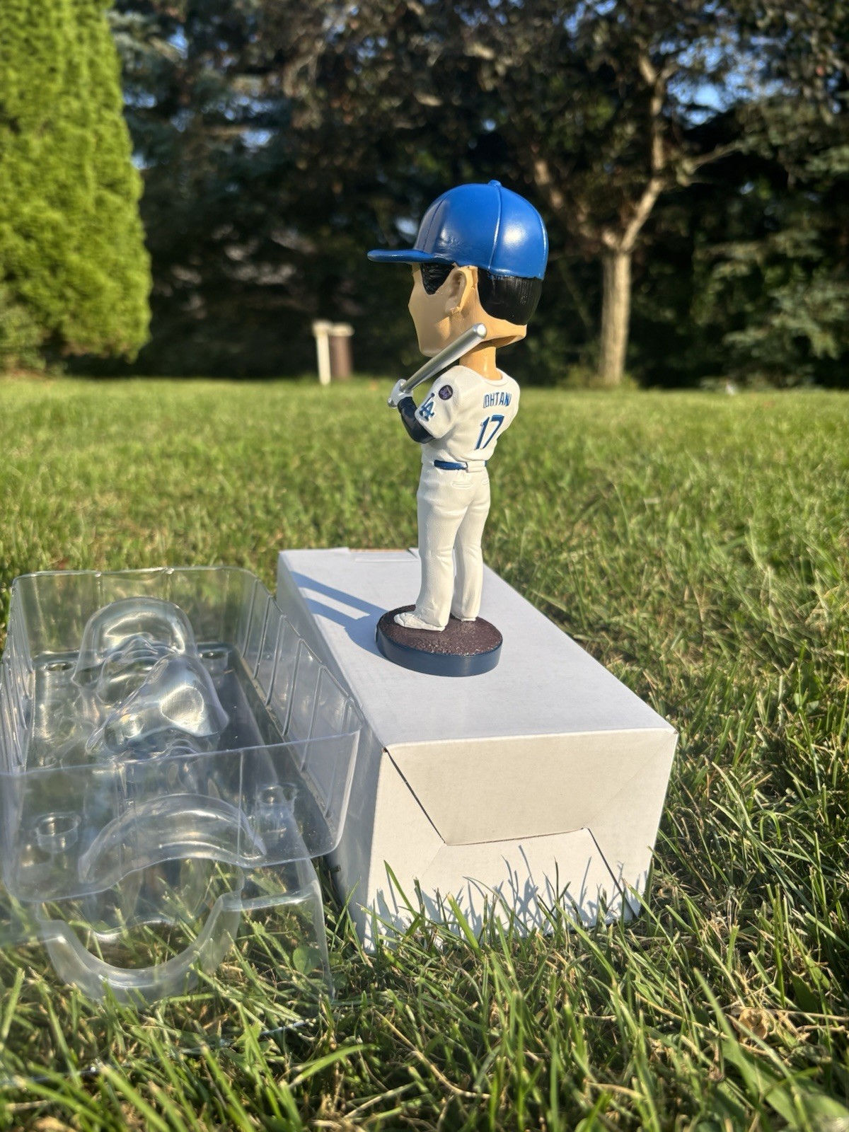 Shohei Ohtani MVP - Los Angeles Dodgers Bobblehead SGA SILVER No Original BOX