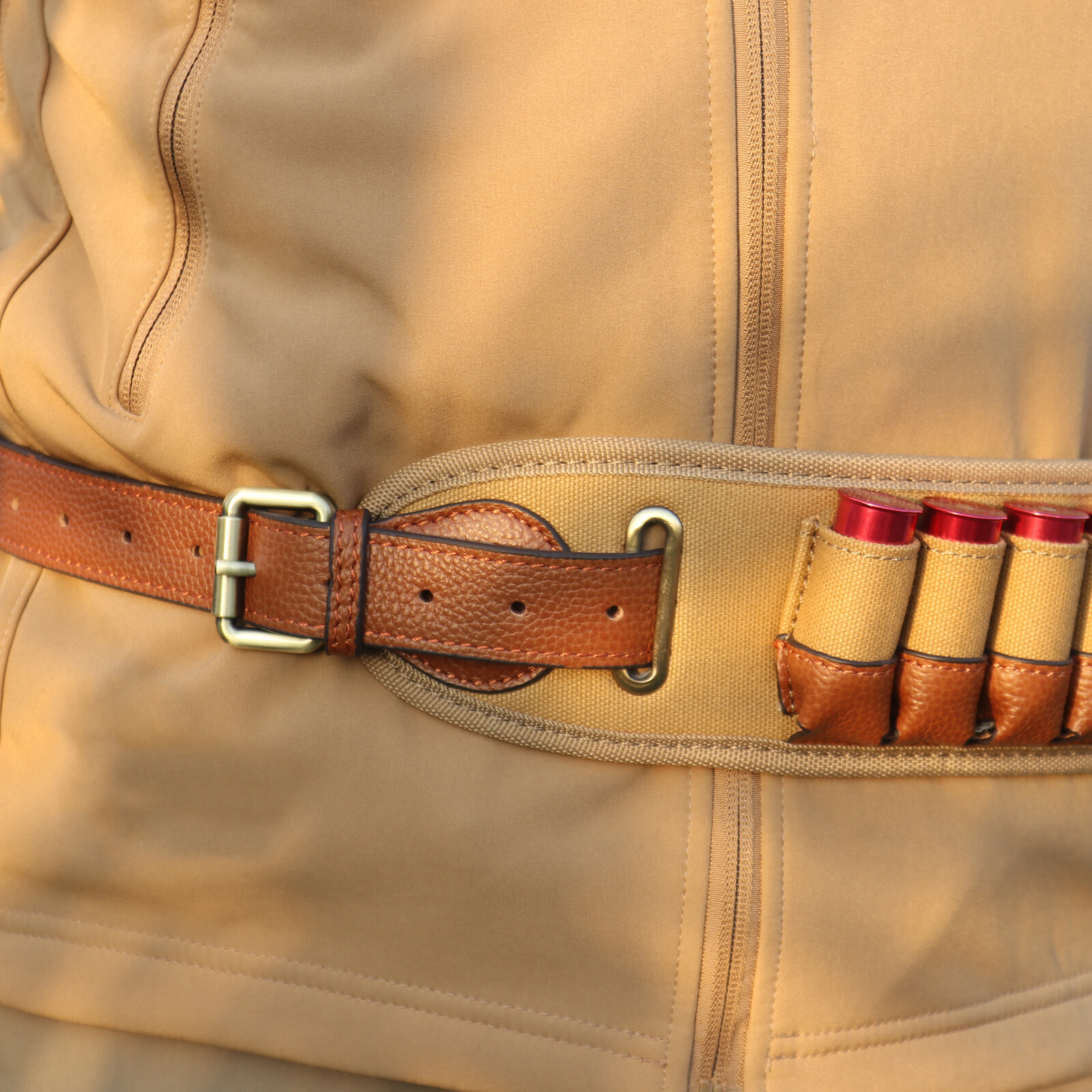 TOURBON Bandolier Cartridge Belt Shotgun Shells Holder 12GA Range Shooting USA