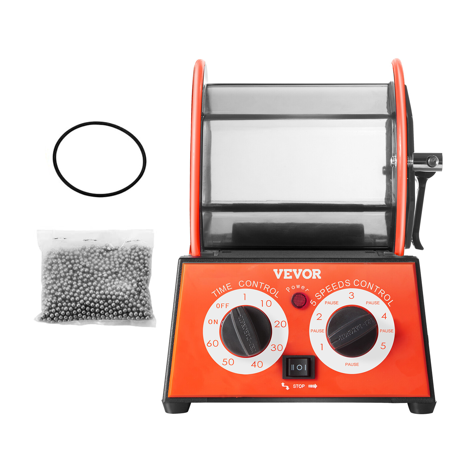 VEVOR 5kg Rotary Tumbler Surface Polisher Jewelry Polish Finish Machine Gem DIY