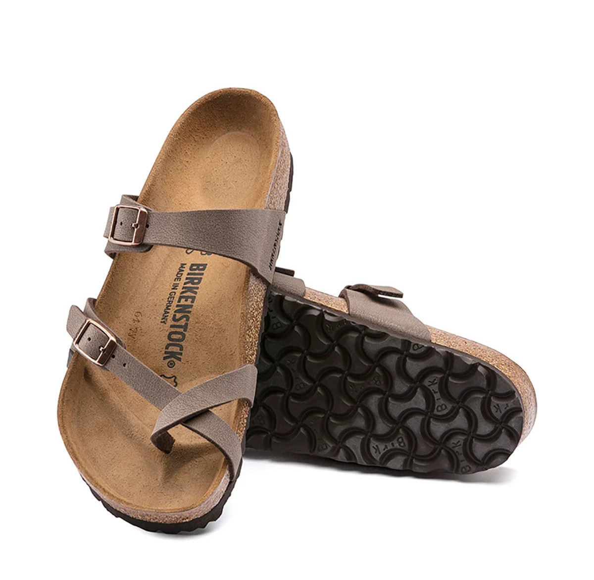 HOT DEAL! Women's Birkenstock Mayari Sandals Recovery Slide Sandals Mocha - NEW