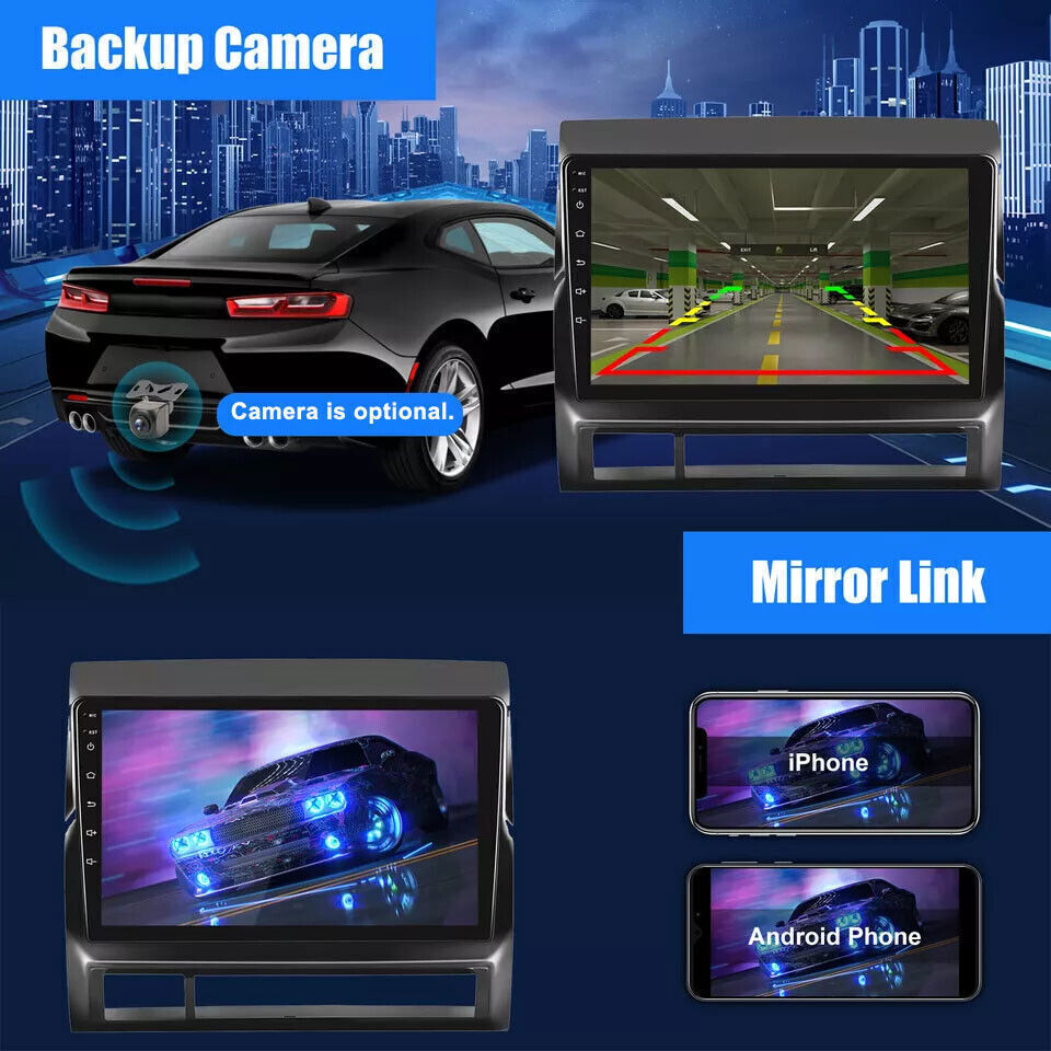 Android 13.0 Car Stereo Radio Wifi Apple CarPlay GPS For Toyota Tacoma 2005-2013
