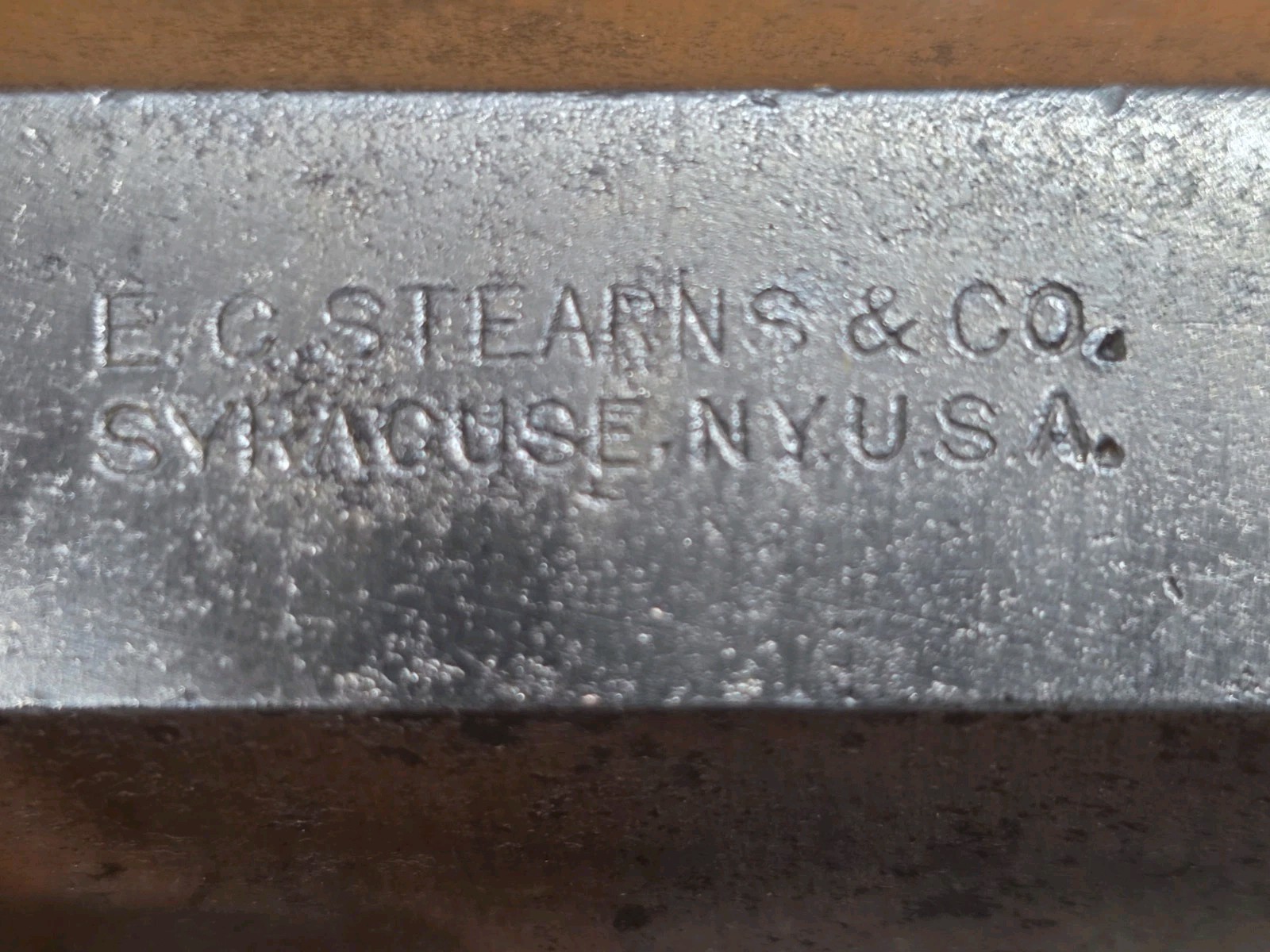 Vintage E. C. Stearns 12oz Plumb Bob Syracuse N.Y. U.S.A.