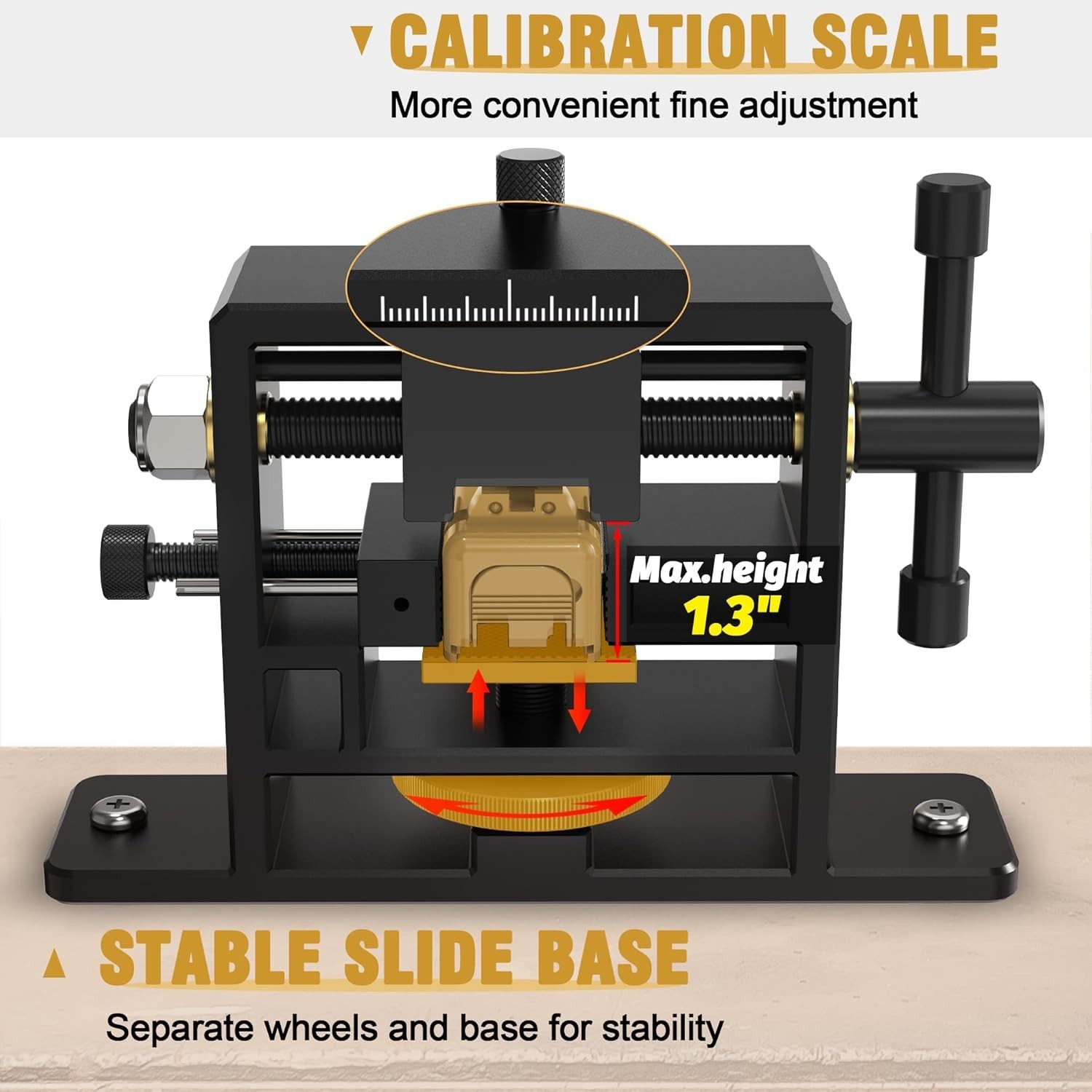 Heavy-Duty Sight Pusher Tool Universal for Handgun Sight Adjustment