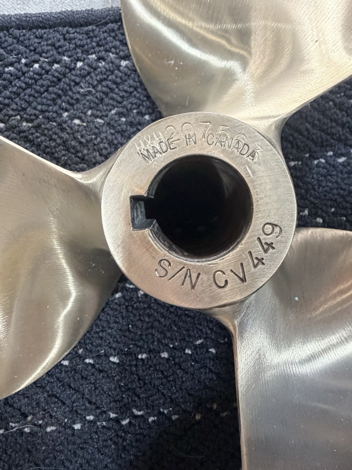 Two matched Inboard Props - 3 Blade